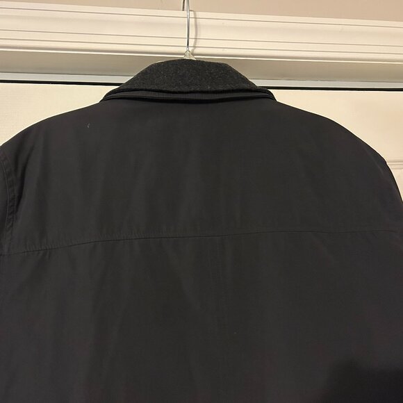 Mens RALPH LAUREN Sz L Black Removable Quilted Lining Coat - Picture 10 of 10